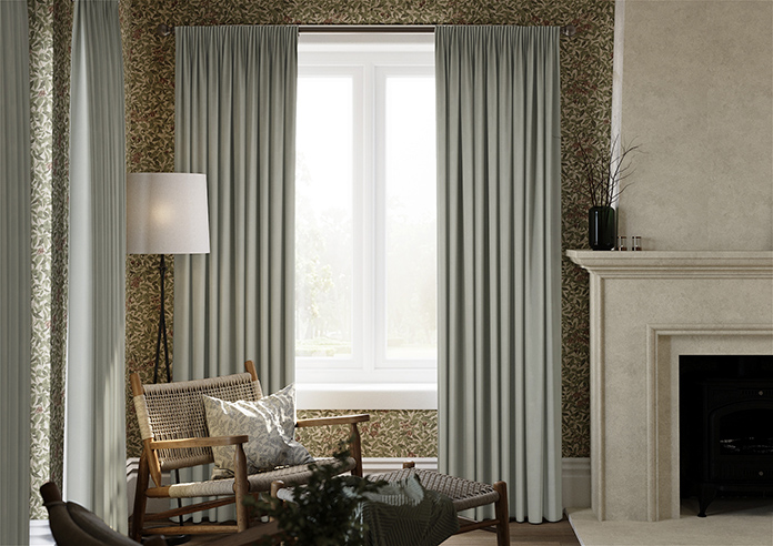 Devonshire, Light Grey - Made to Measure Curtains - Image 3